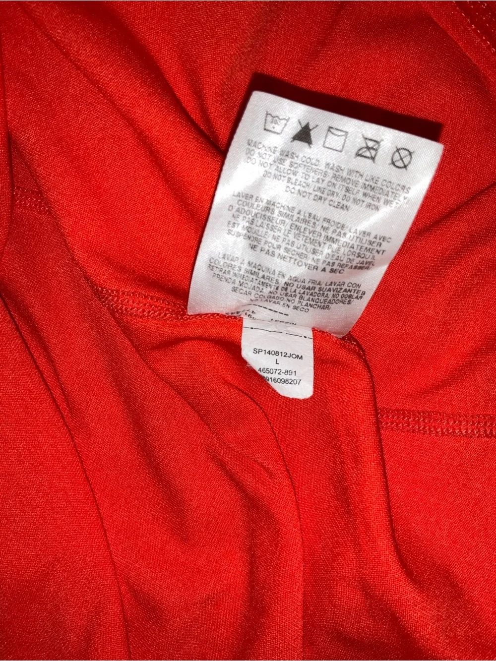 Jordan Orange Short-Sleeve Crewneck T-Shirt